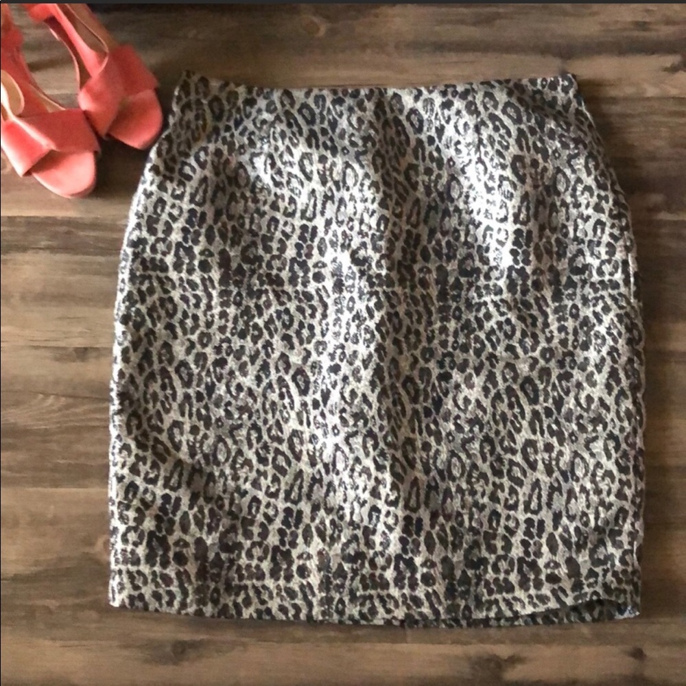 Allison Taylor Animal Print Skirt size 16
